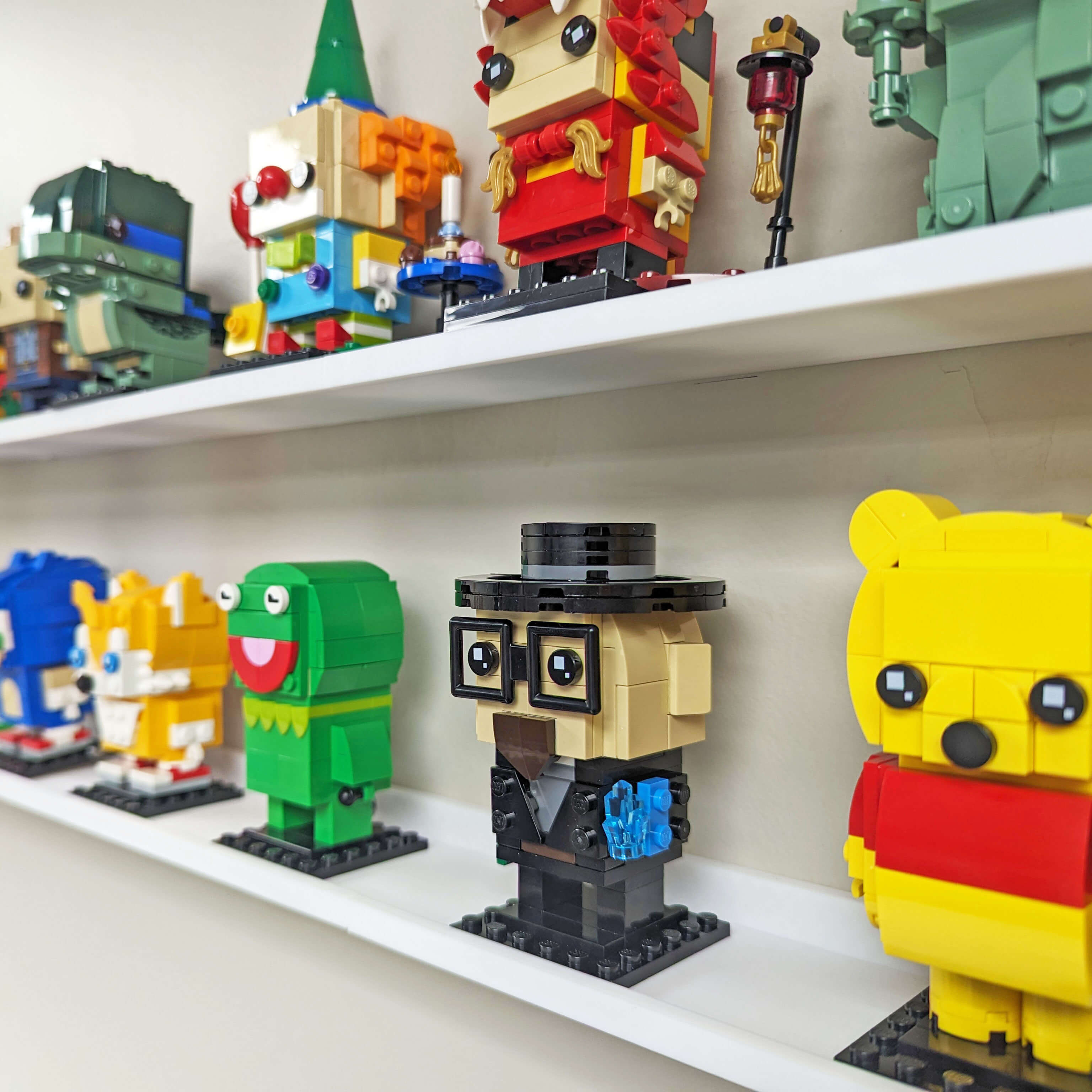 Heisenberg - Walter White Brick Head - Custom Building Set - Made Using LEGO® Parts